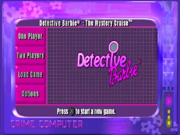 Detective Barbie - The Mystery Cruise (US) screen shot title